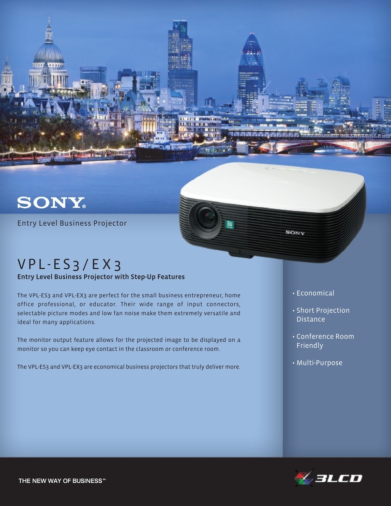 Sony VPL-ES3 User manual
