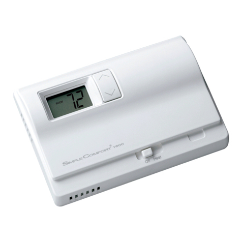 ICM Controls SimpleComfort 1600 User manual