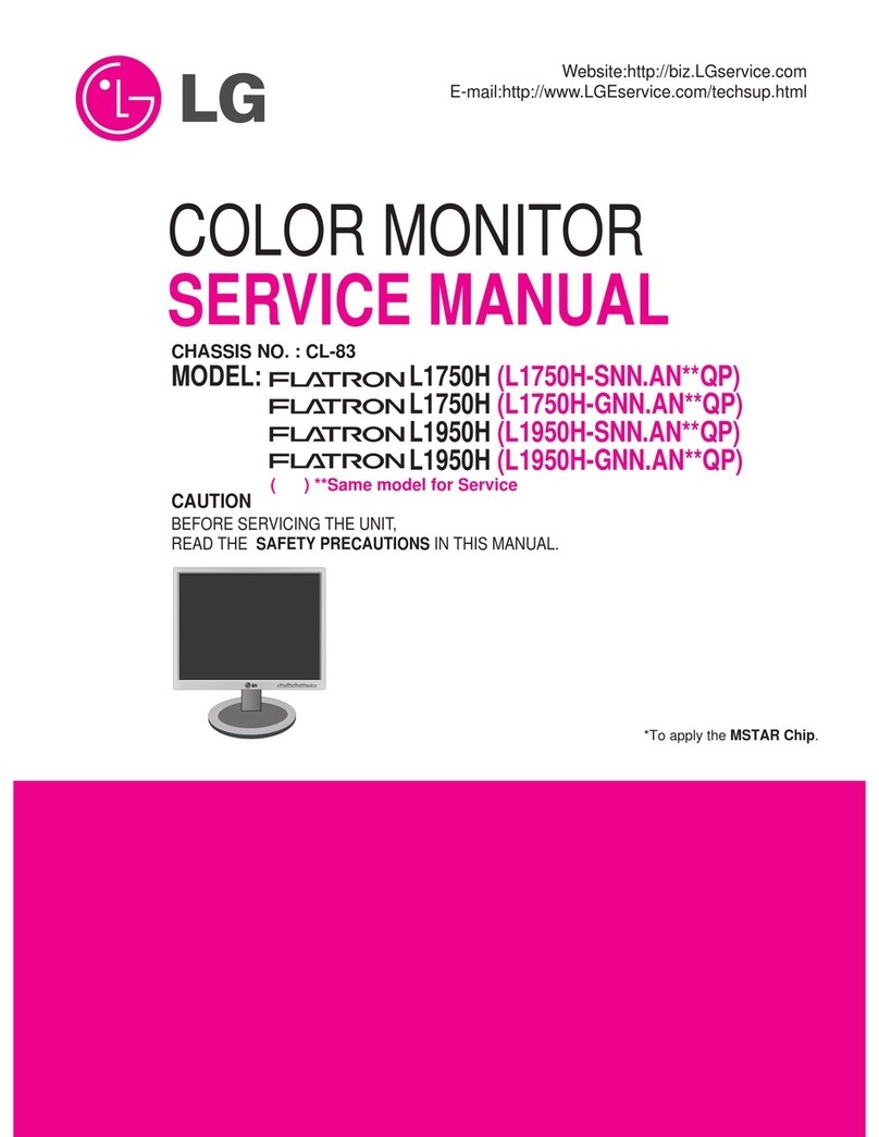 LG Flatron L1750H User manual