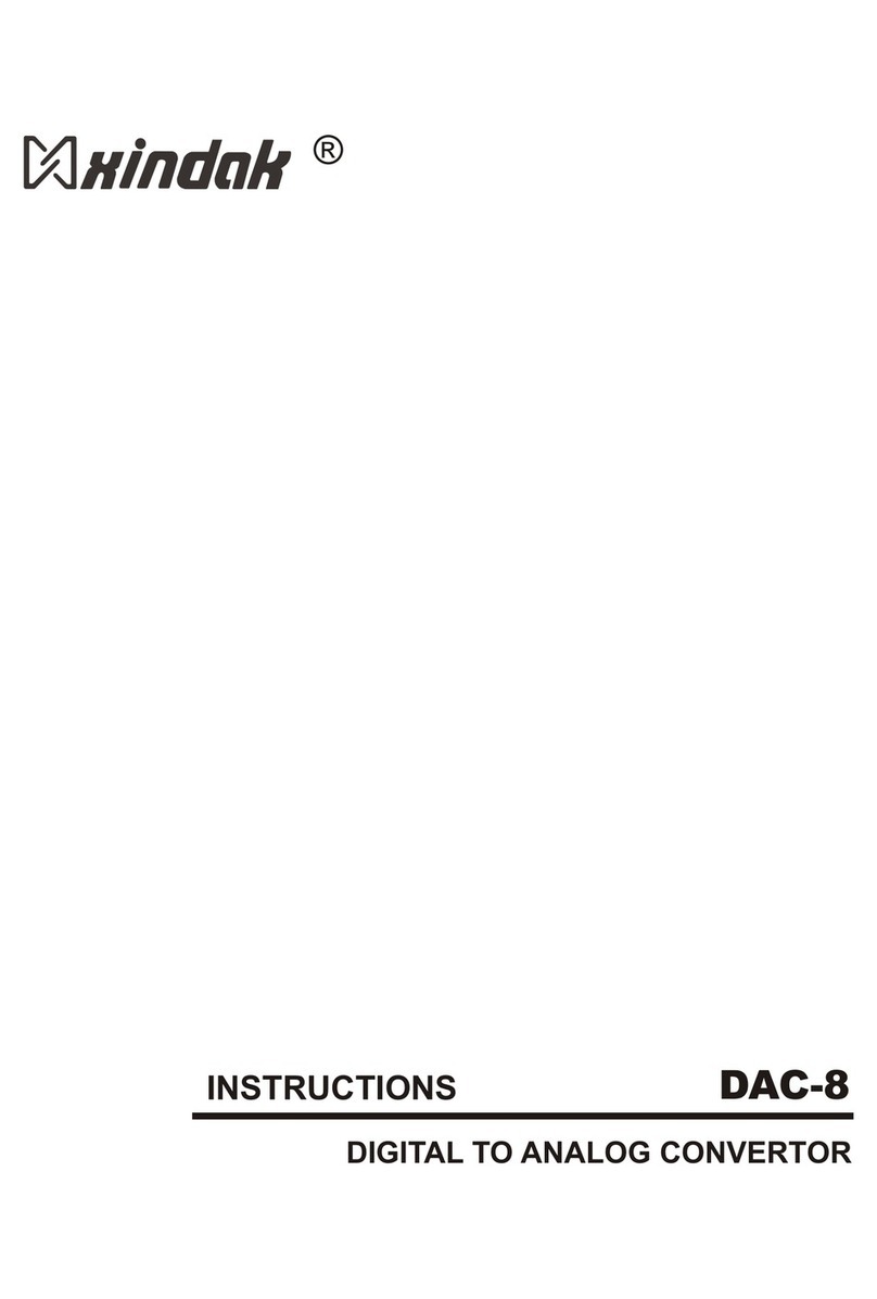 XINDAK DAC-8 instructions