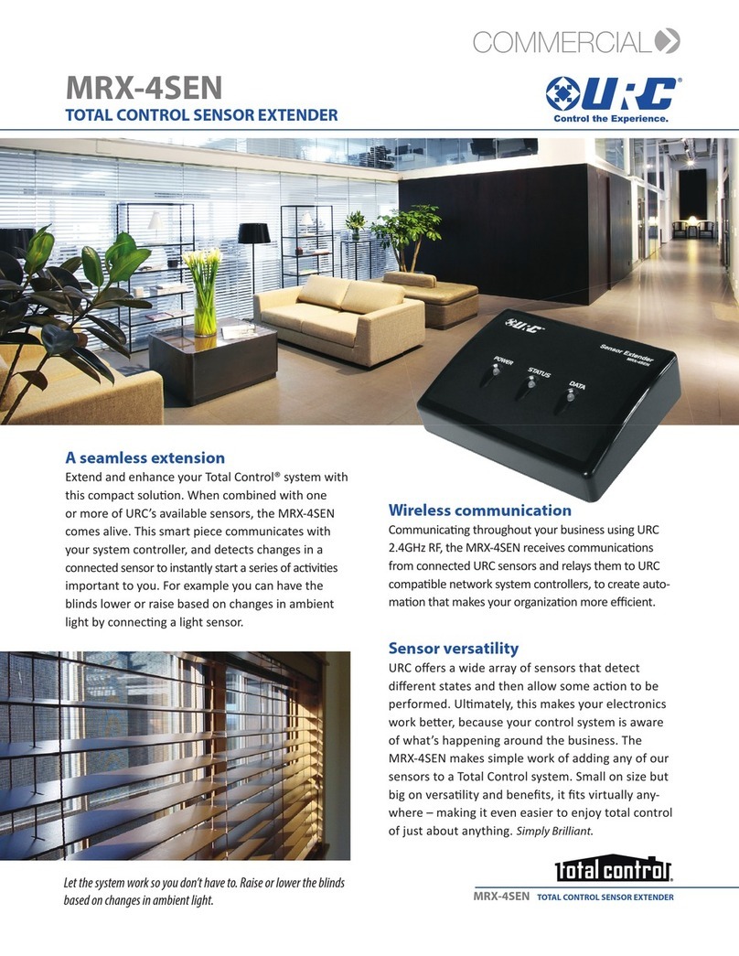 Universal Remote Control MRX-4SEN Brochure & specs