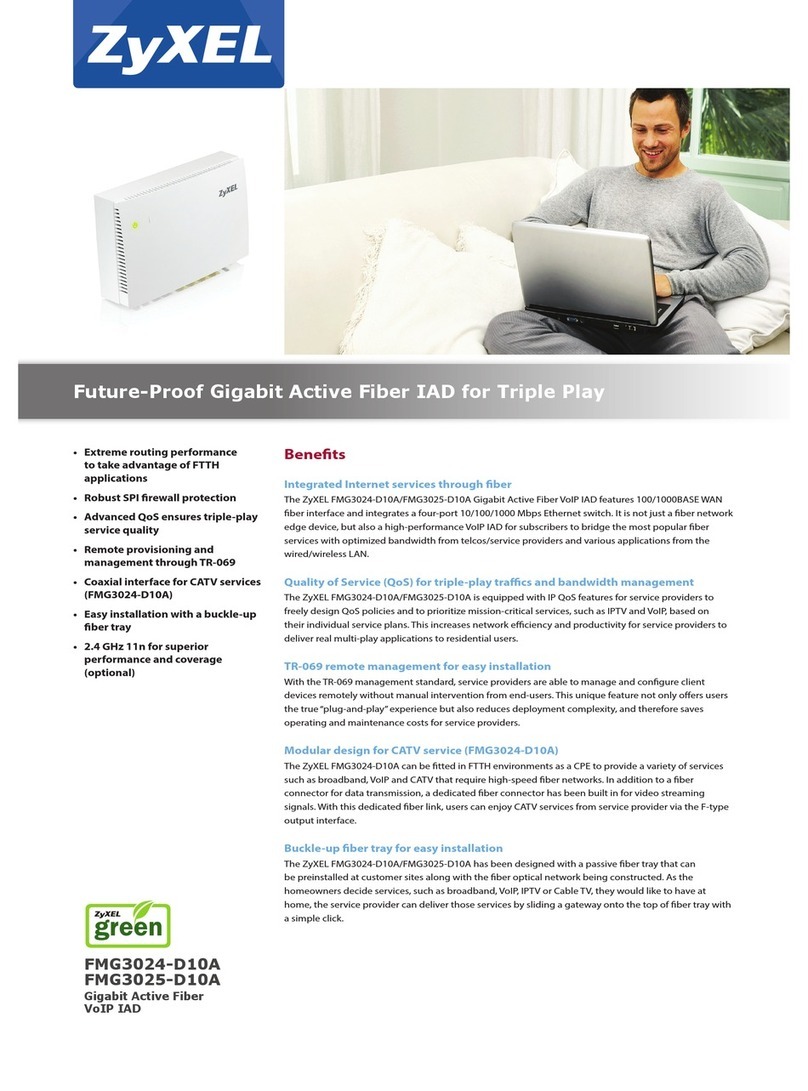 ZyXEL Communications FMG3024-D10A Series Specifications