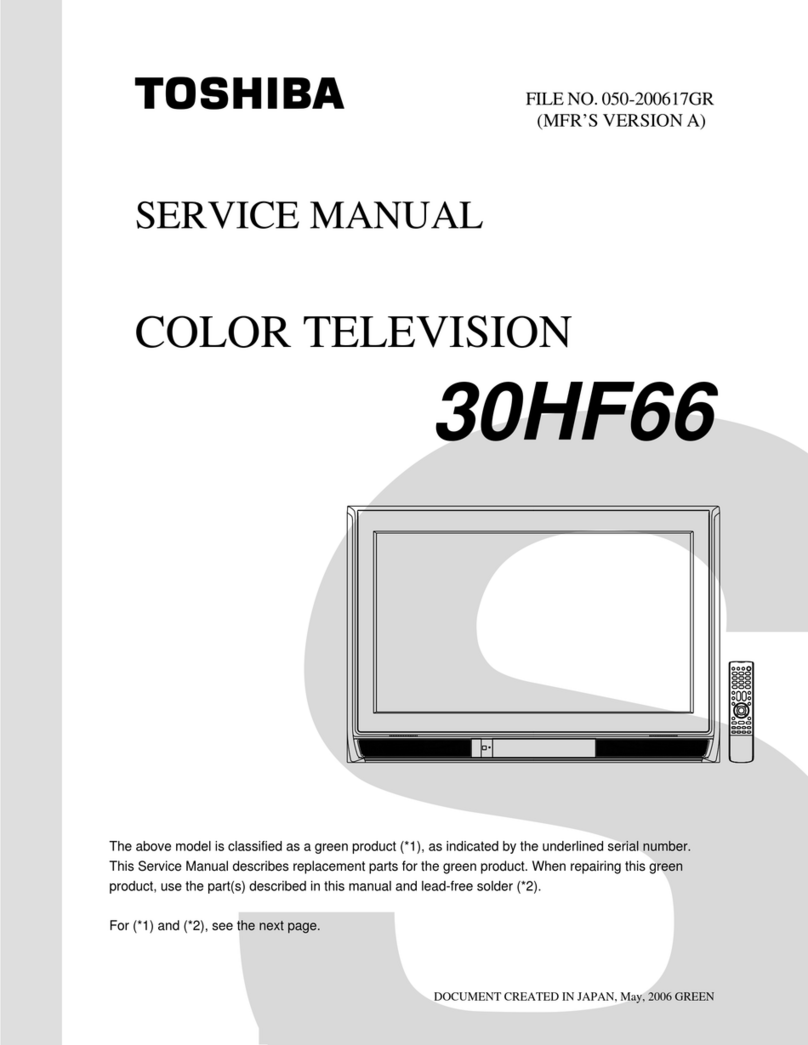 Toshiba 30HF66 User manual