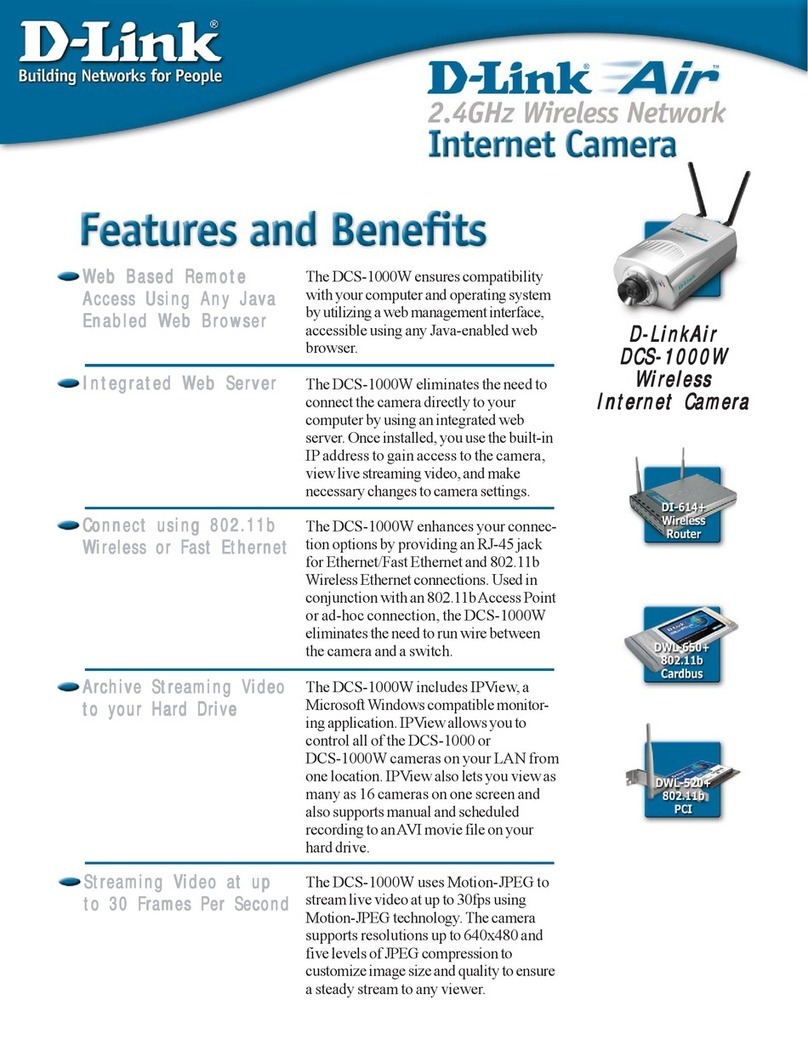D-Link Air DCS-1000W User manual