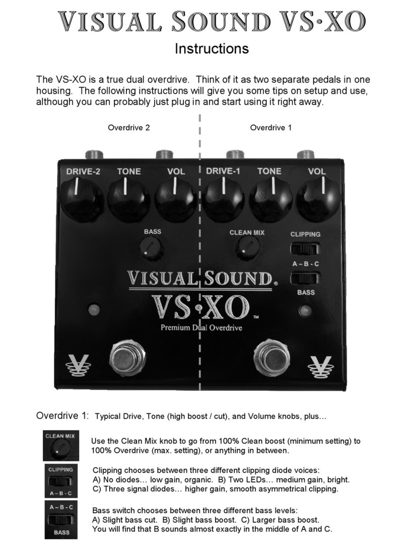 Visual Sound VS-XO instructions