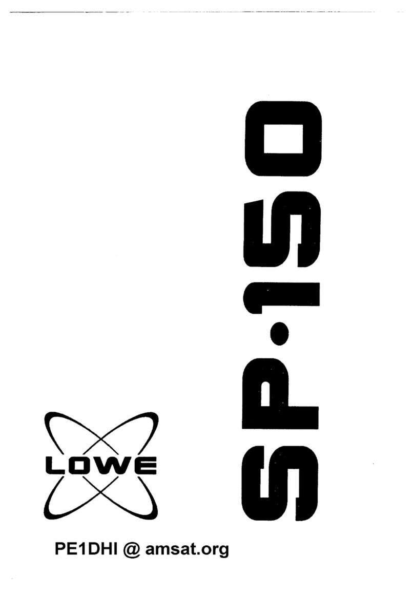 Lowe SP-150 user manual