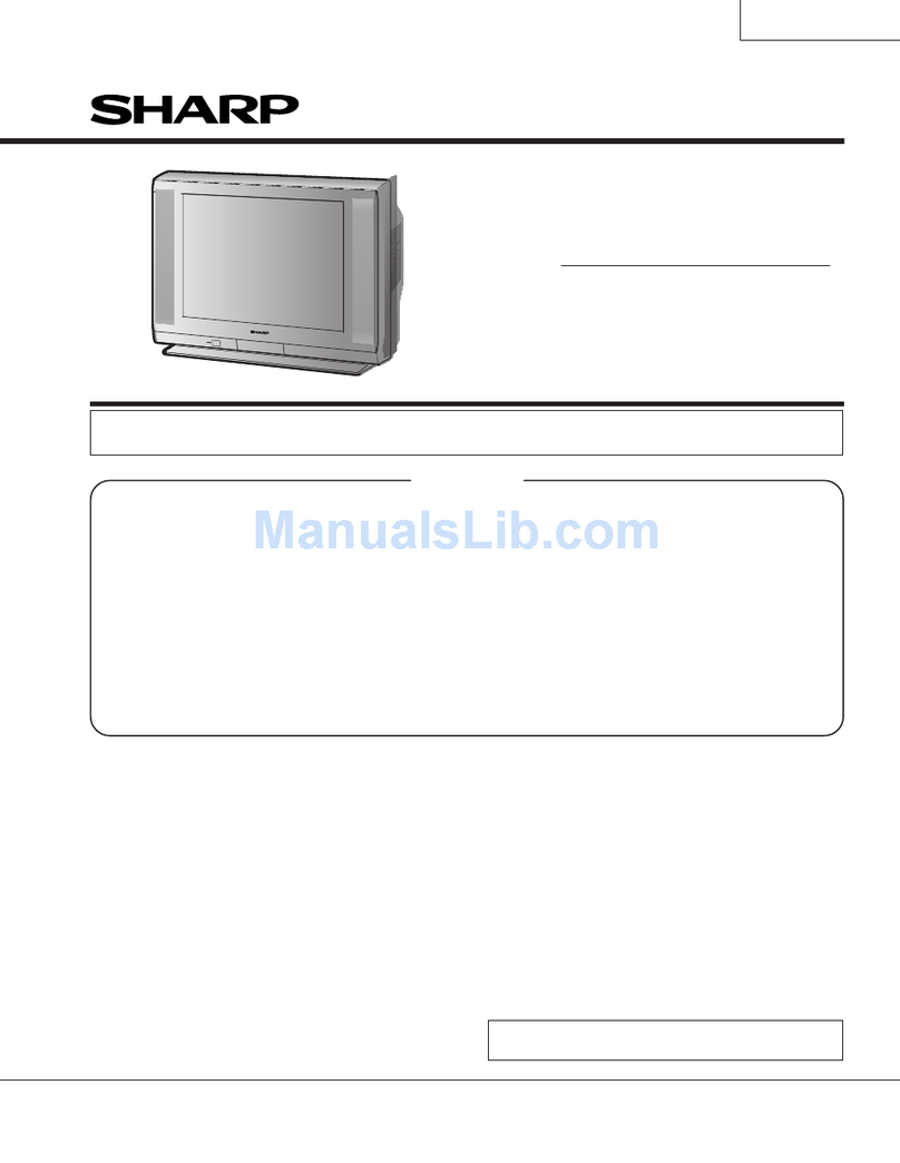 Sharp 32F543 XFlat User manual
