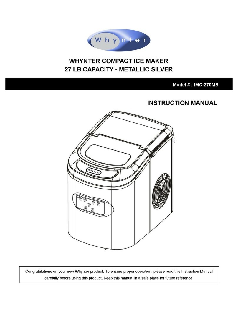 Whynter IMC-270MS User manual