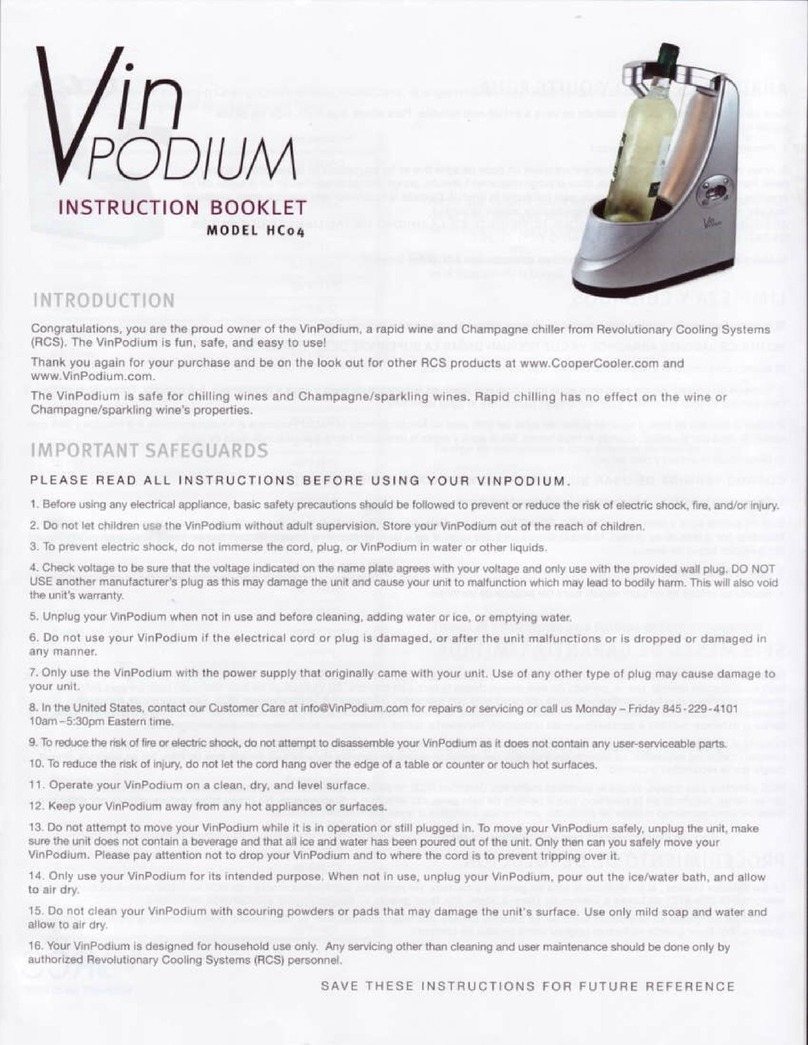 VinPodium HC04 Instruction booklet