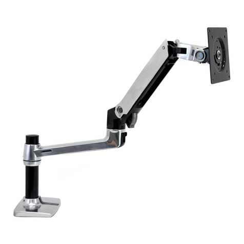 Ergotron LX Wall Mount LCD Arm User manual