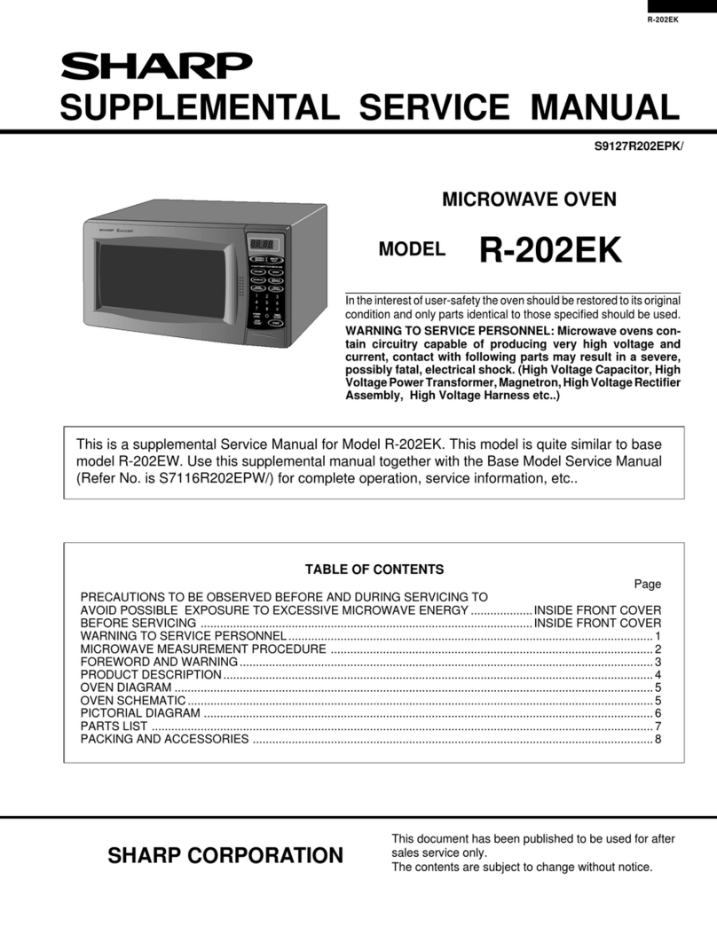 Sharp R-202EK User manual Sharp R-202EK User manual