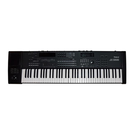 Roland JV-1000 User manual Roland JV-1000 User manual