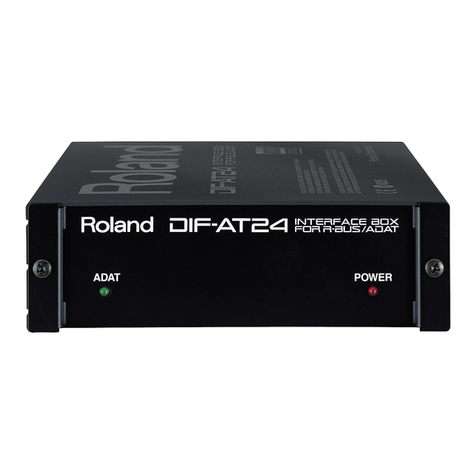 Roland DIF-AT User manual