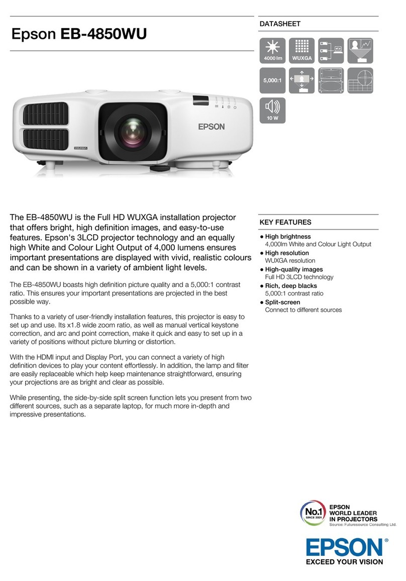 Epson EB-4850WU User manual