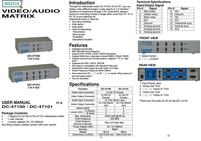 Digitus DC-47100 user manual