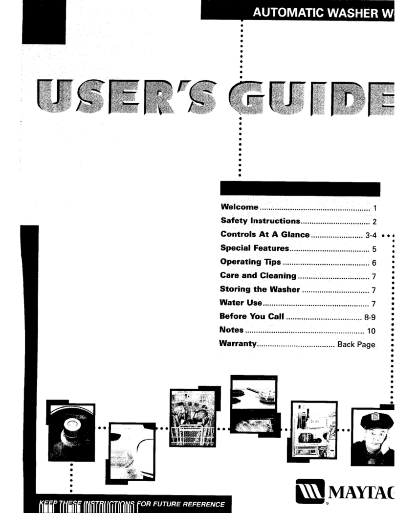 Maytag LAT9520 User manual