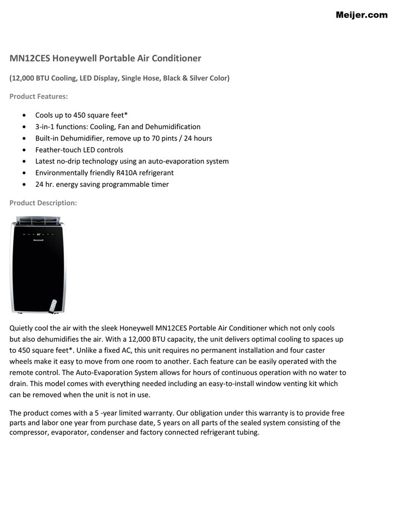 Honeywell MN12CES User manual
