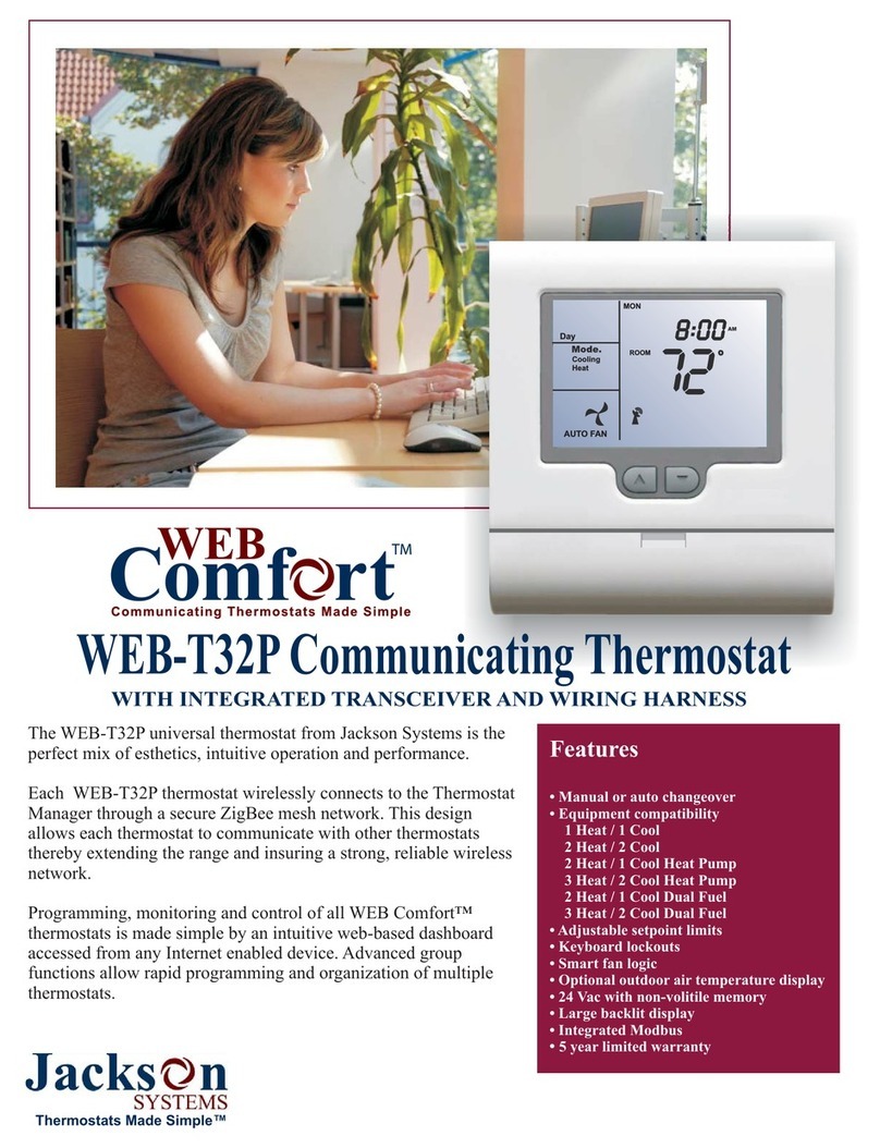 Web Comfort WEB-T32P Specifications