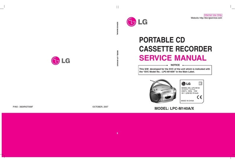 LG LPC-M140A Service manual