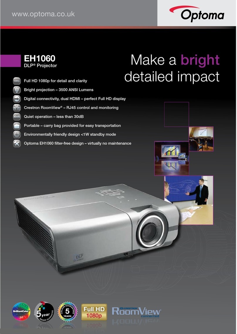 Optoma EH1060 Brochure & specs