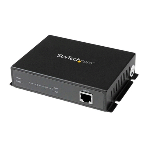 StarTech.com IES51000POE User manual StarTech.com IES51000POE User manual
