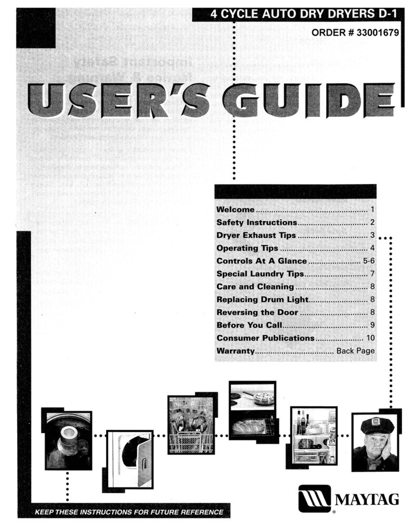 Maytag LD9206 User manual