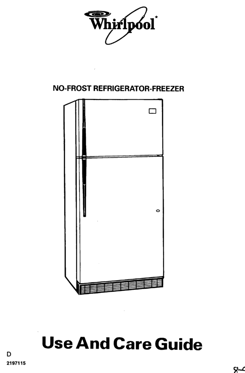 Whirlpool D Use and care guide
