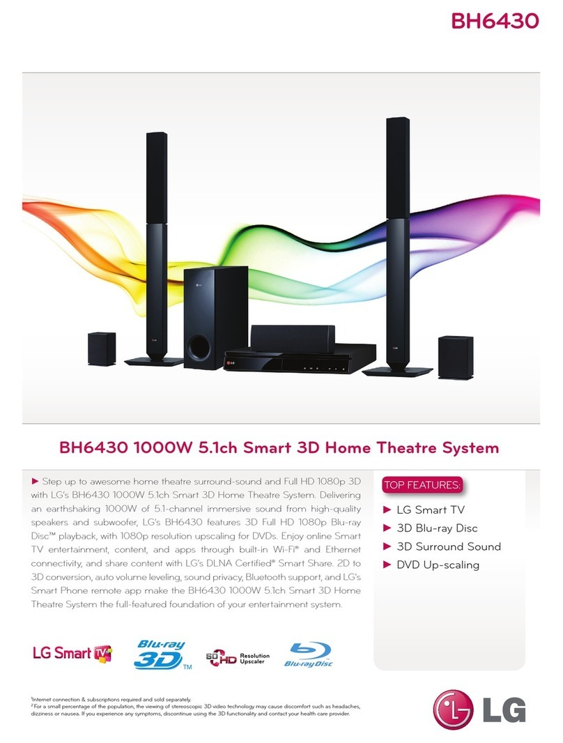 LG BH6430 User manual