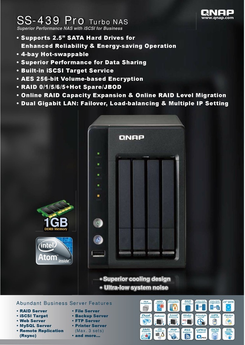 QNAP SS-439 Pro User manual