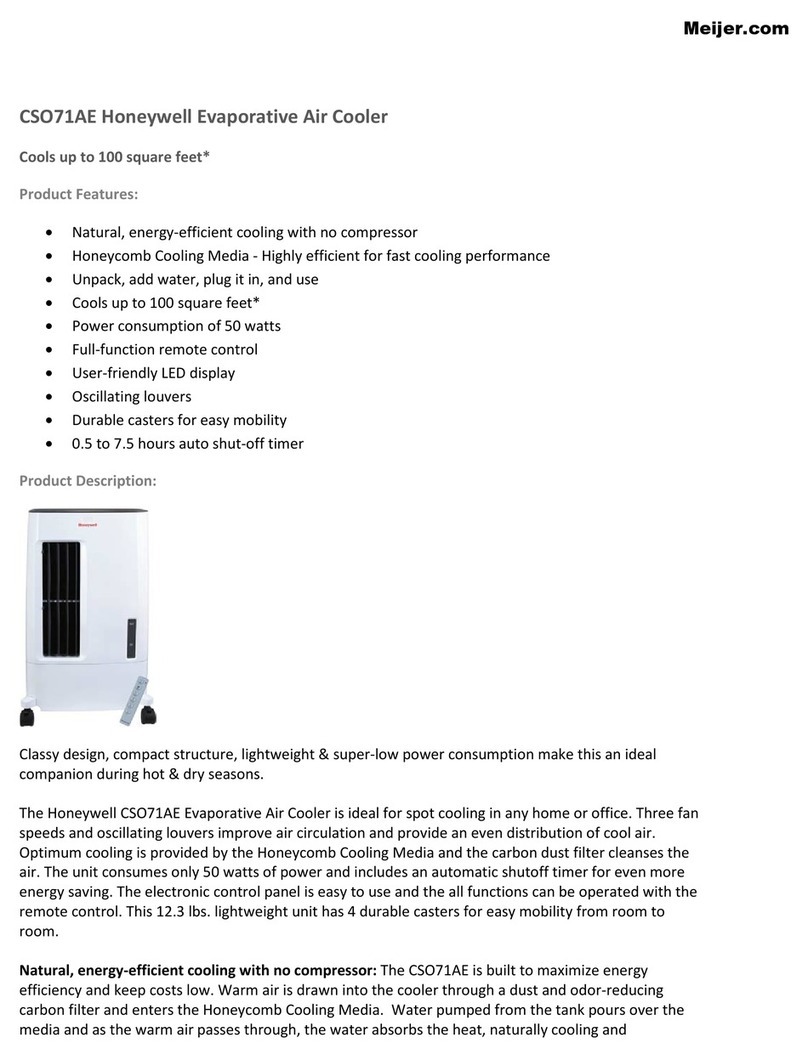 Honeywell CSO71AE User manual Honeywell CSO71AE User manual