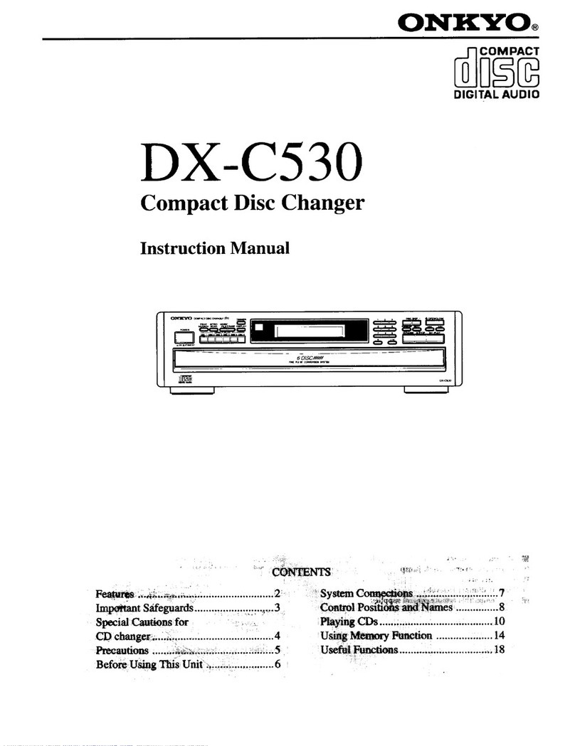 Onkyo DX-C530 instruction manual