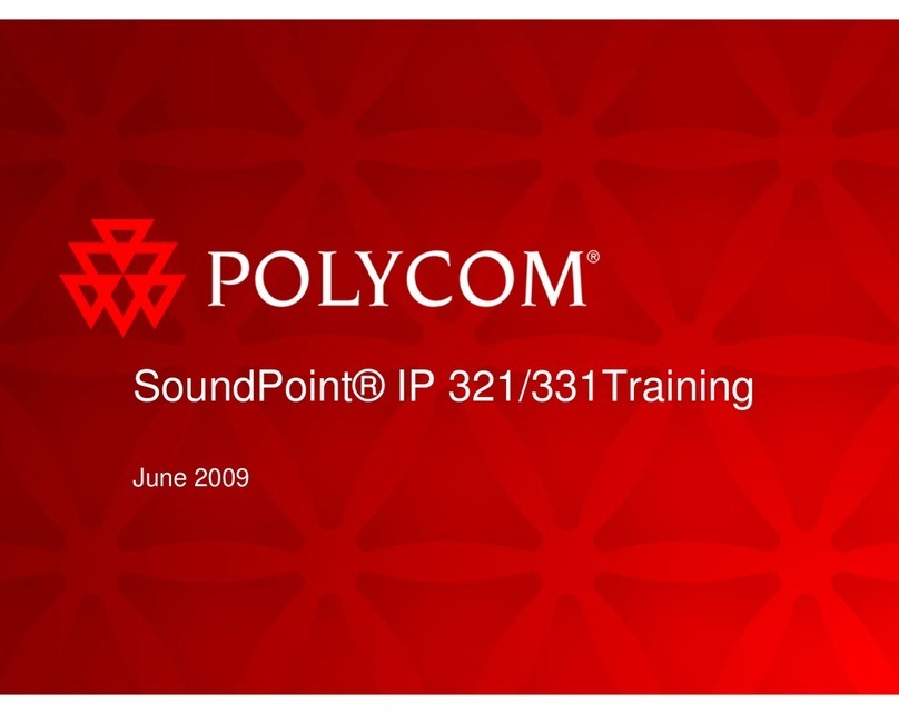 Polycom SoundPoint IP 321 Installation guide
