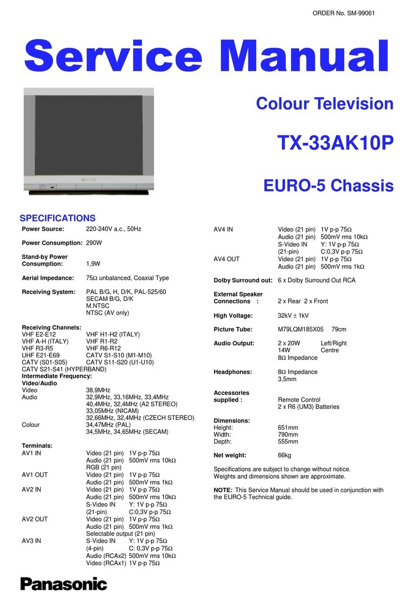 Panasonic TX-33AK10P User manual