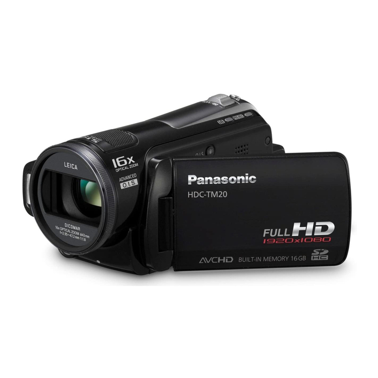 Panasonic HDC-TM20 User manual