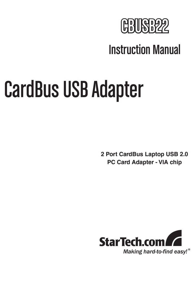 StarTech.com CBUSB22 User manual StarTech.com CBUSB22 User manual
