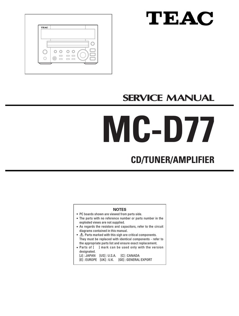 Teac MC-D77 User manual
