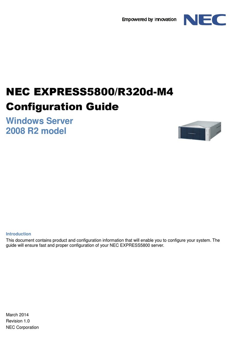 NEC NEC Express5800 Series User manual