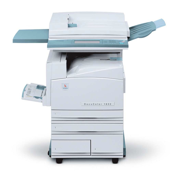 Xerox DocuColor 1632 User manual