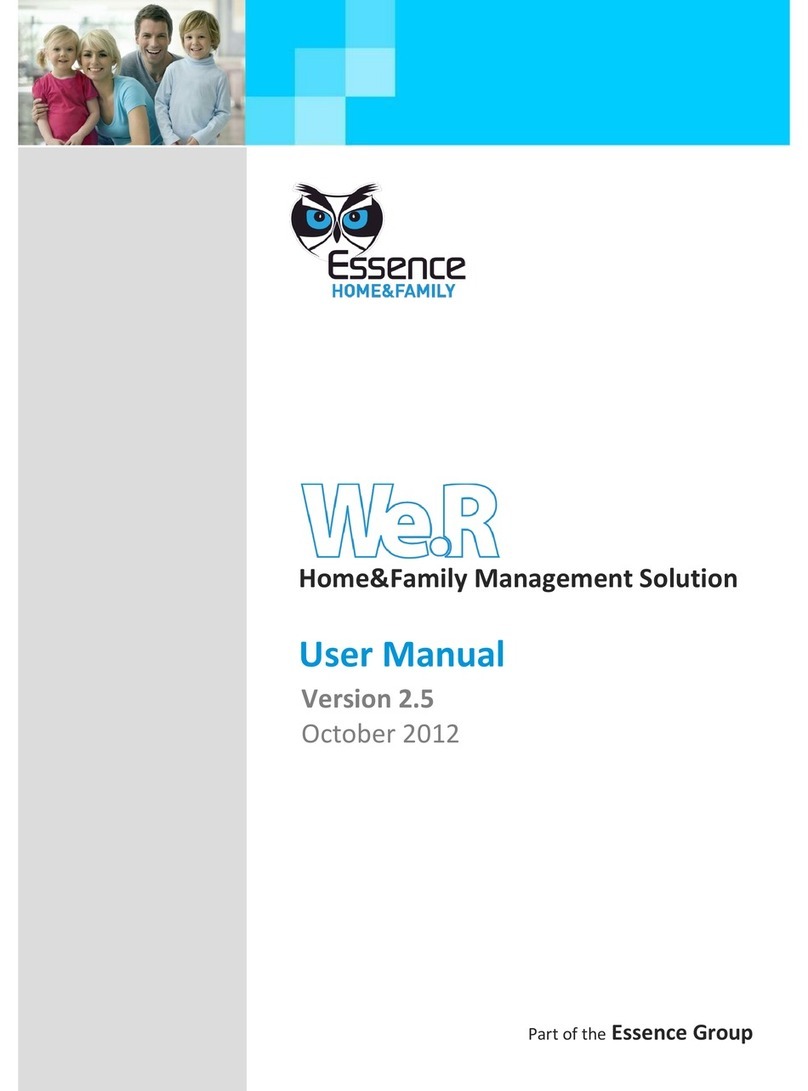 Essence We.R user manual