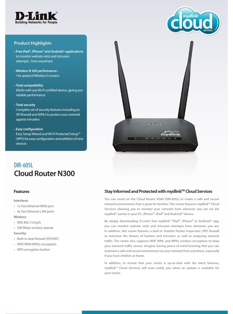 D-Link DIR-605L User manual D-Link DIR-605L User manual