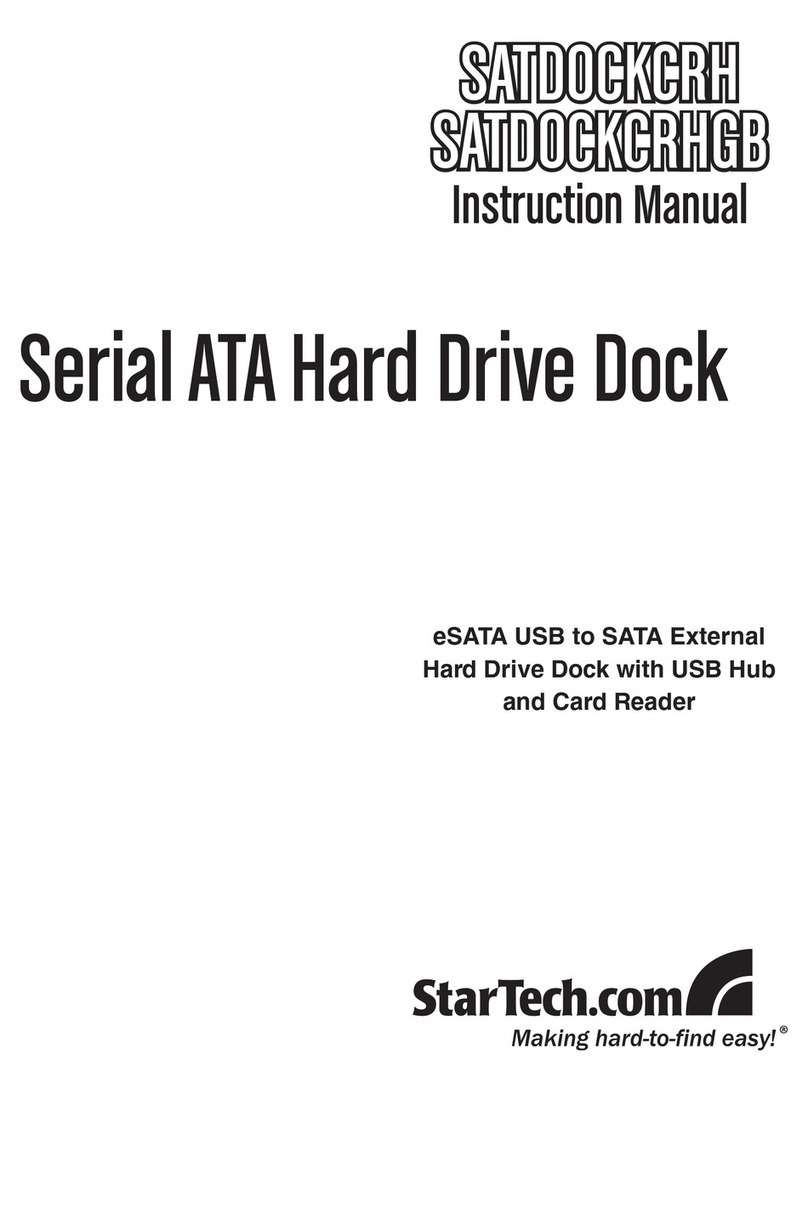 StarTech.com SATDOCKCRH User manual