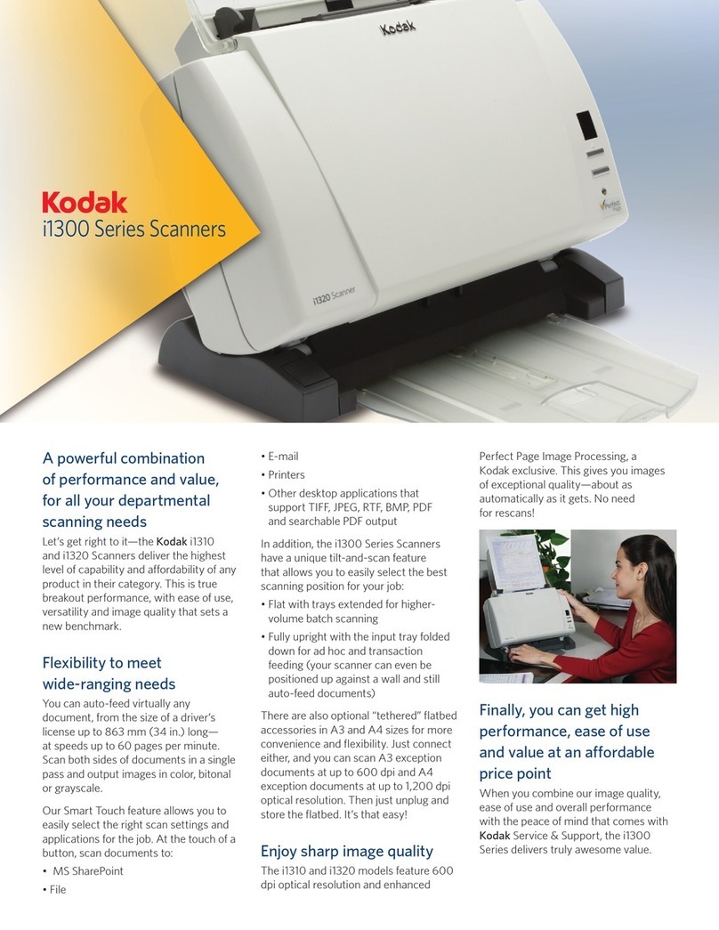 Kodak I1310 - Document Scanner User manual