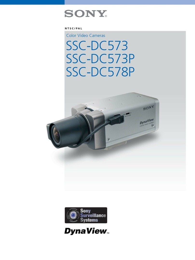 Sony DynaView SSC-DC573 Installation and operation manual