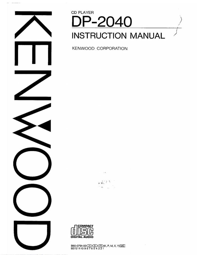 Kenwood DP-2040 User manual