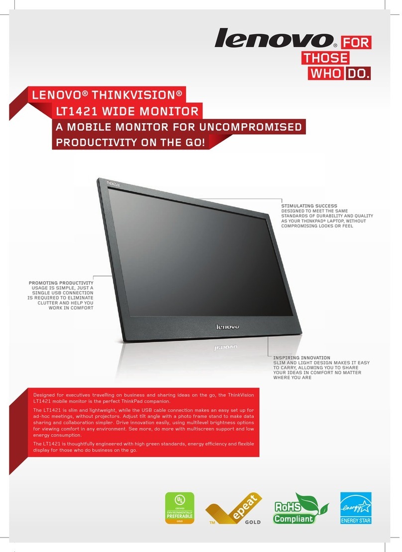 Lenovo THINKVISION LT1421 Specifications