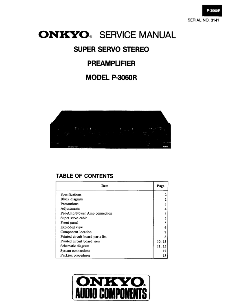 Onkyo P-3060R User manual
