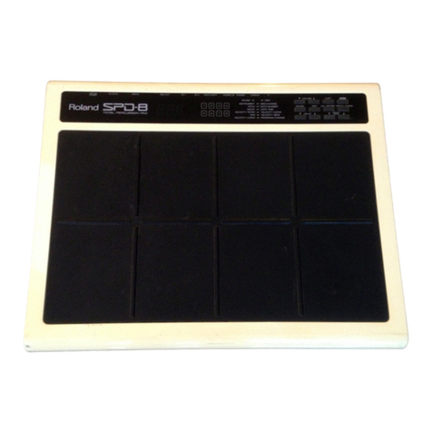 Roland SPD-8 owner's manual