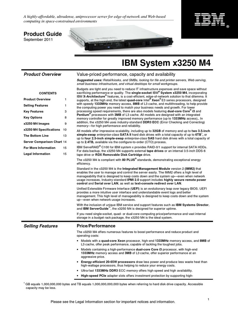IBM System x3250 M4 User manual