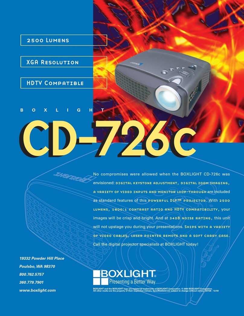 BOXLIGHT CD-726c User manual