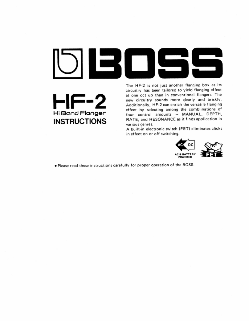 BOSSCO HF-2 instructions
